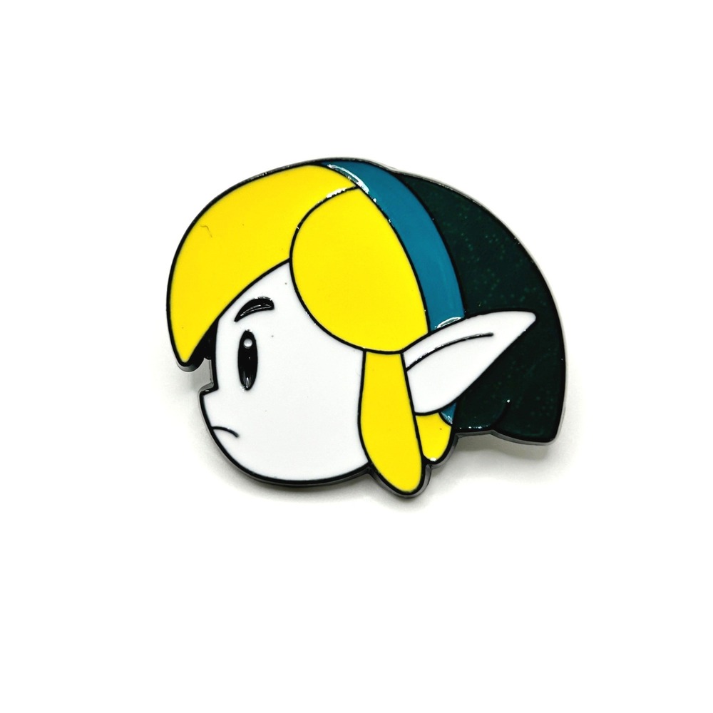 Link Nintendo Enamel Pin OS Green Yellow Toon Link Zelda Gamer Hat Lapel Badge